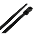 Steel Grip CABLETIE W/MNT 8""50#BLK MT-S-200-8-UV15
